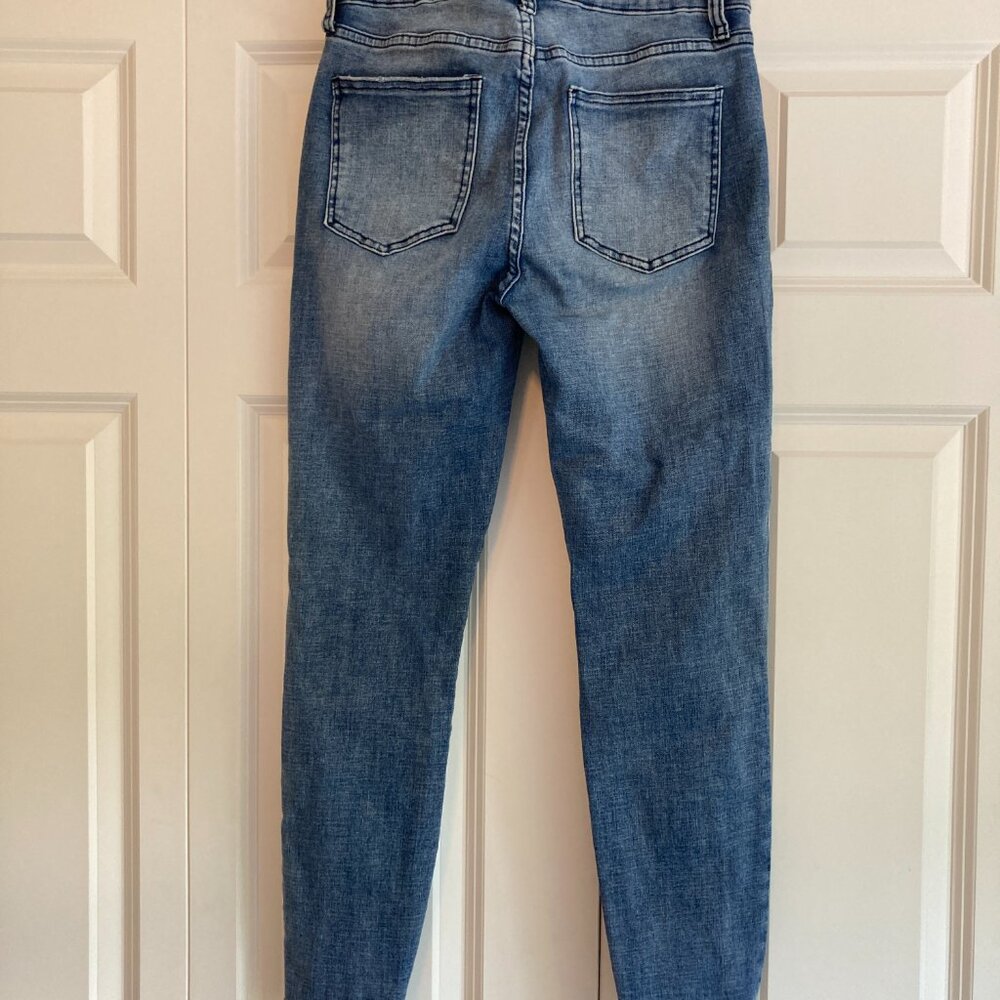 Pistola Jeans Womens Size 28 Blue Skinny Ankle Distressed Mid Rise Pants Denim - Picture 3 of 8